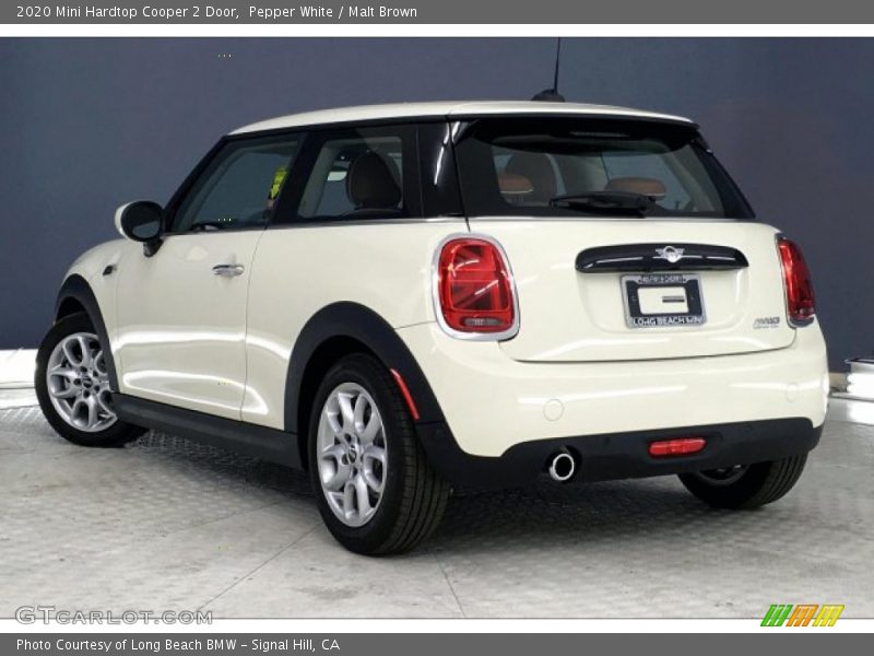 Pepper White / Malt Brown 2020 Mini Hardtop Cooper 2 Door