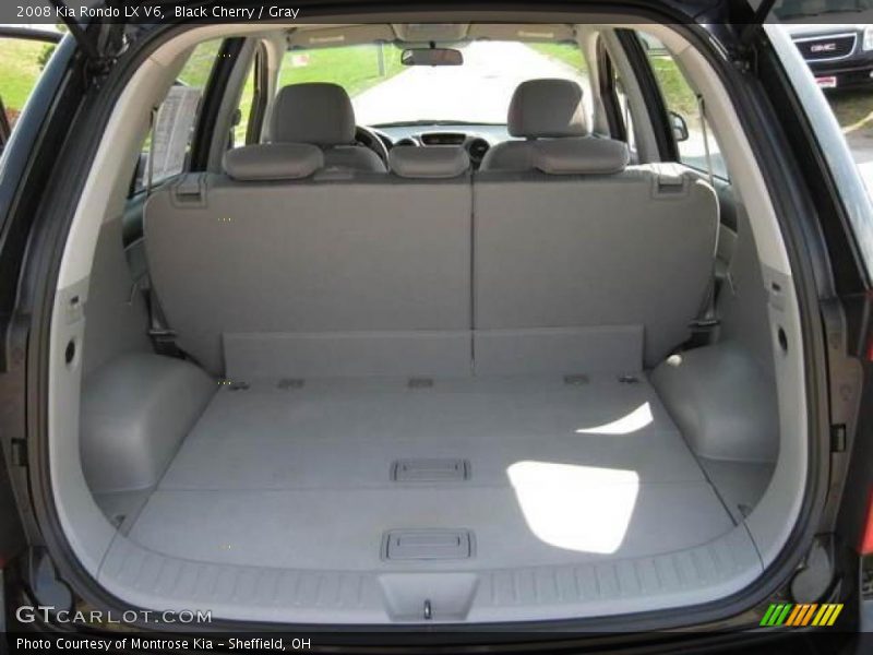 Black Cherry / Gray 2008 Kia Rondo LX V6