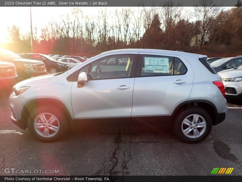 Silver Ice Metallic / Jet Black 2020 Chevrolet Trax LS AWD