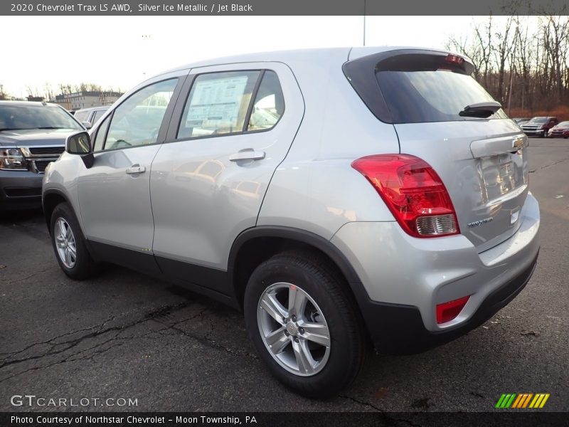 Silver Ice Metallic / Jet Black 2020 Chevrolet Trax LS AWD
