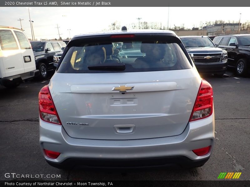 Silver Ice Metallic / Jet Black 2020 Chevrolet Trax LS AWD