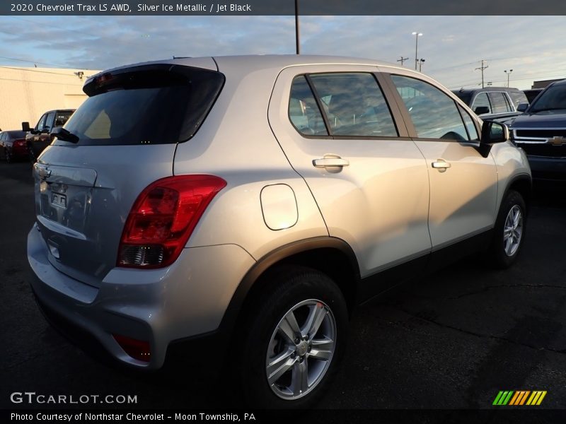 Silver Ice Metallic / Jet Black 2020 Chevrolet Trax LS AWD