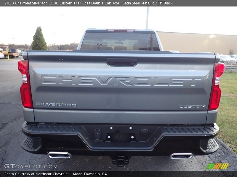 Satin Steel Metallic / Jet Black 2020 Chevrolet Silverado 1500 Custom Trail Boss Double Cab 4x4