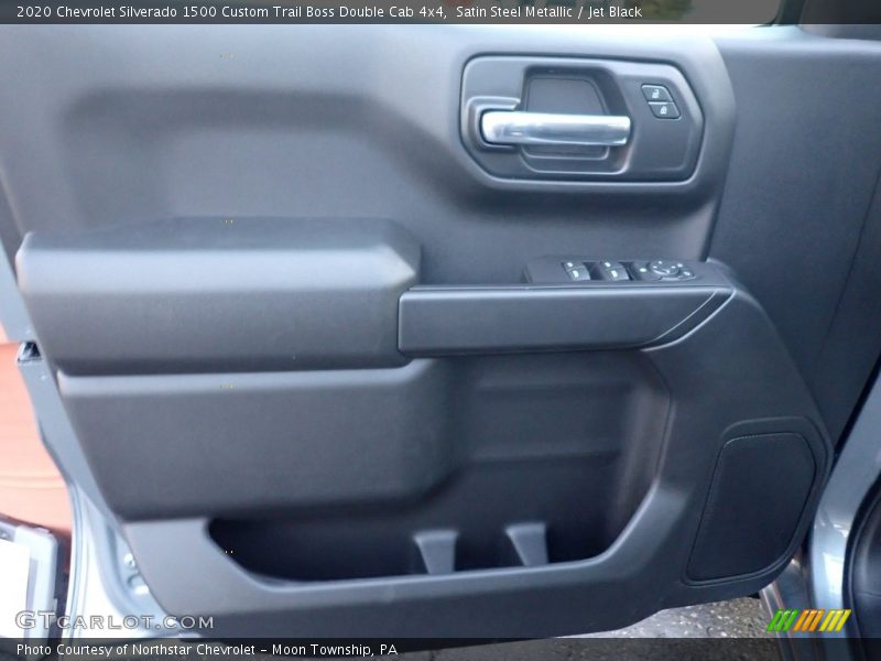 Satin Steel Metallic / Jet Black 2020 Chevrolet Silverado 1500 Custom Trail Boss Double Cab 4x4