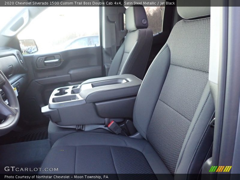 Satin Steel Metallic / Jet Black 2020 Chevrolet Silverado 1500 Custom Trail Boss Double Cab 4x4