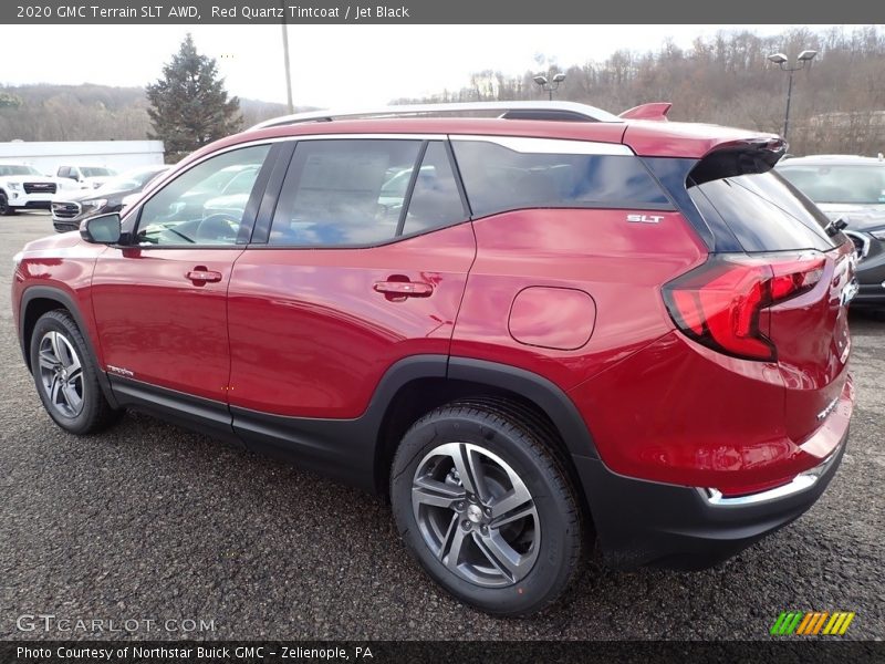 Red Quartz Tintcoat / Jet Black 2020 GMC Terrain SLT AWD