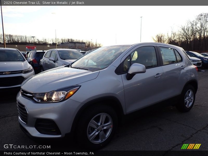 Silver Ice Metallic / Jet Black 2020 Chevrolet Trax LS