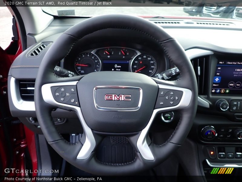 Red Quartz Tintcoat / Jet Black 2020 GMC Terrain SLT AWD