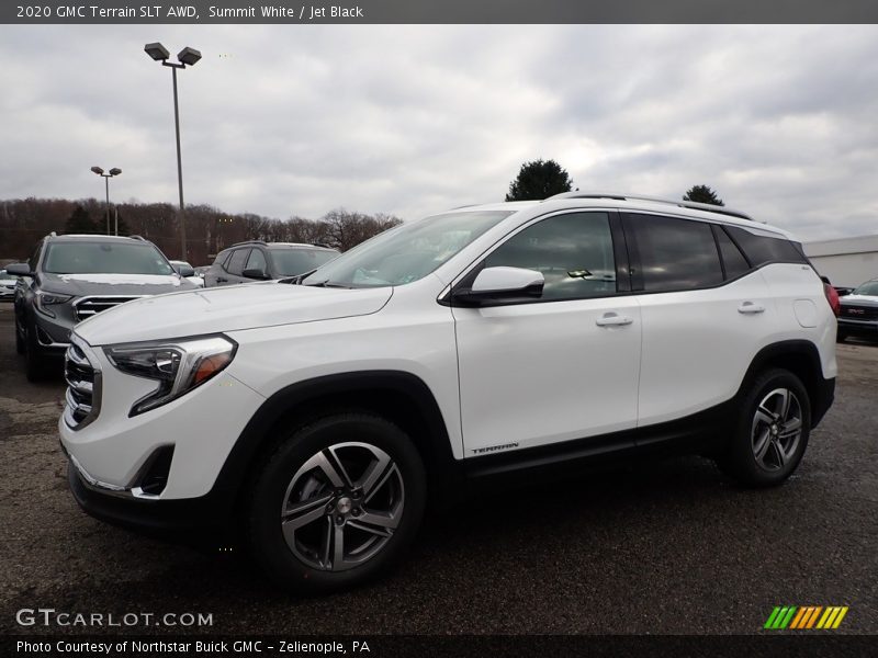 Summit White / Jet Black 2020 GMC Terrain SLT AWD