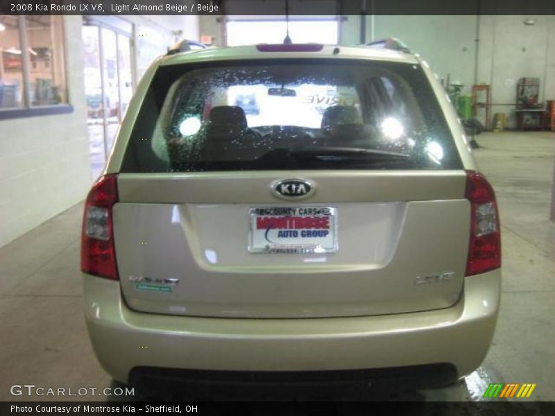 Light Almond Beige / Beige 2008 Kia Rondo LX V6
