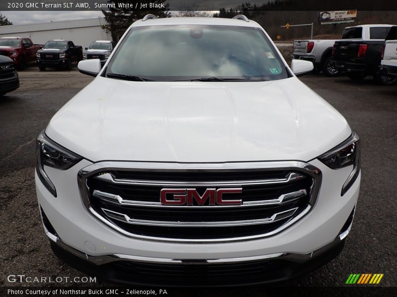 Summit White / Jet Black 2020 GMC Terrain SLT AWD