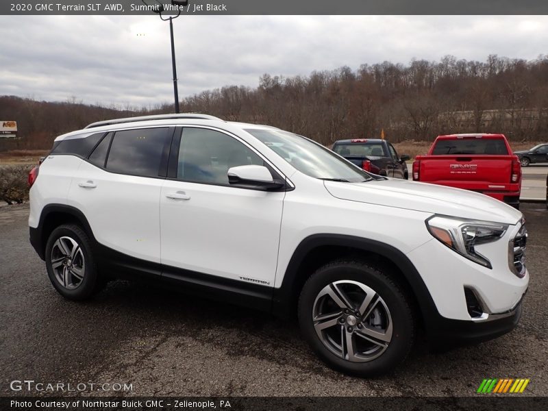 Summit White / Jet Black 2020 GMC Terrain SLT AWD