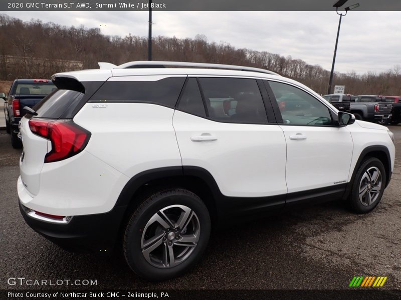 Summit White / Jet Black 2020 GMC Terrain SLT AWD
