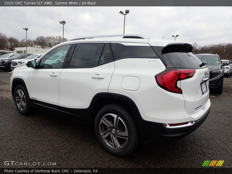 Summit White / Jet Black 2020 GMC Terrain SLT AWD