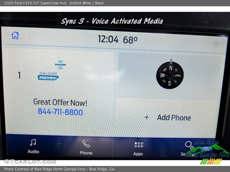 Oxford White / Black 2020 Ford F150 XLT SuperCrew 4x4