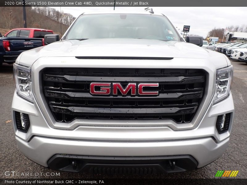 Quicksilver Metallic / Jet Black 2020 GMC Sierra 1500 Elevation Crew Cab 4WD