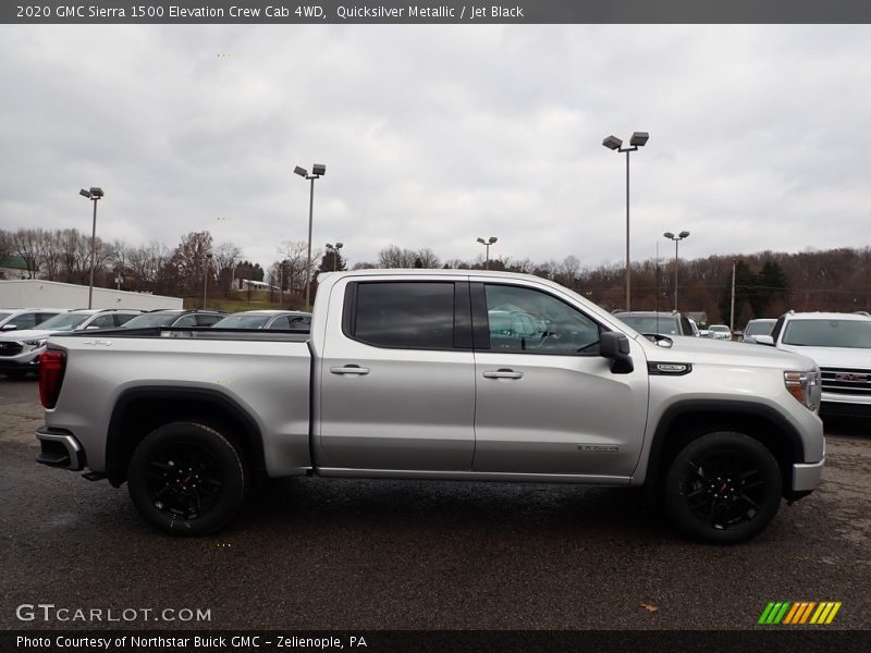 Quicksilver Metallic / Jet Black 2020 GMC Sierra 1500 Elevation Crew Cab 4WD
