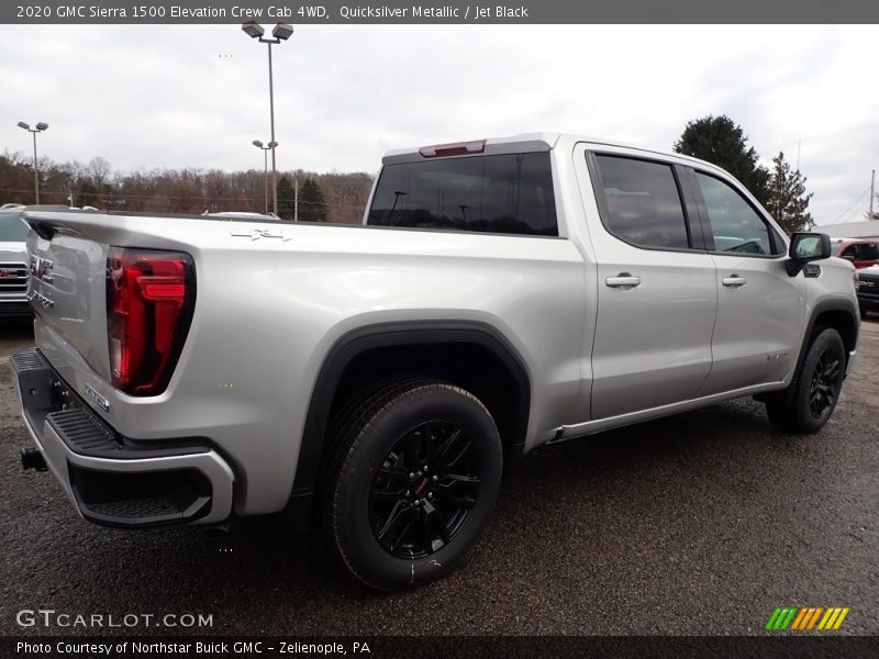 Quicksilver Metallic / Jet Black 2020 GMC Sierra 1500 Elevation Crew Cab 4WD