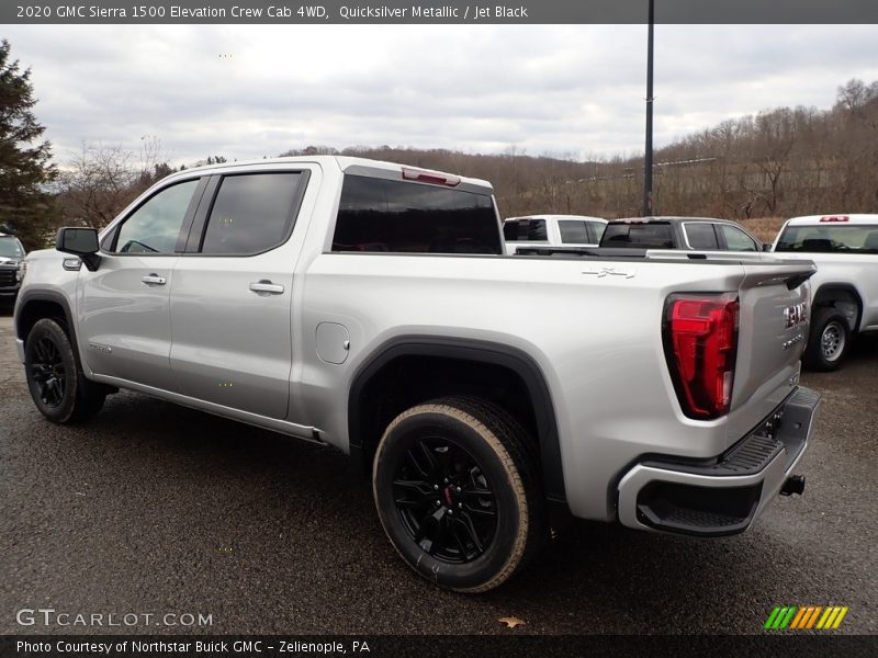 Quicksilver Metallic / Jet Black 2020 GMC Sierra 1500 Elevation Crew Cab 4WD