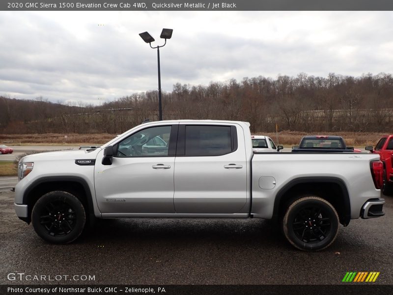 Quicksilver Metallic / Jet Black 2020 GMC Sierra 1500 Elevation Crew Cab 4WD