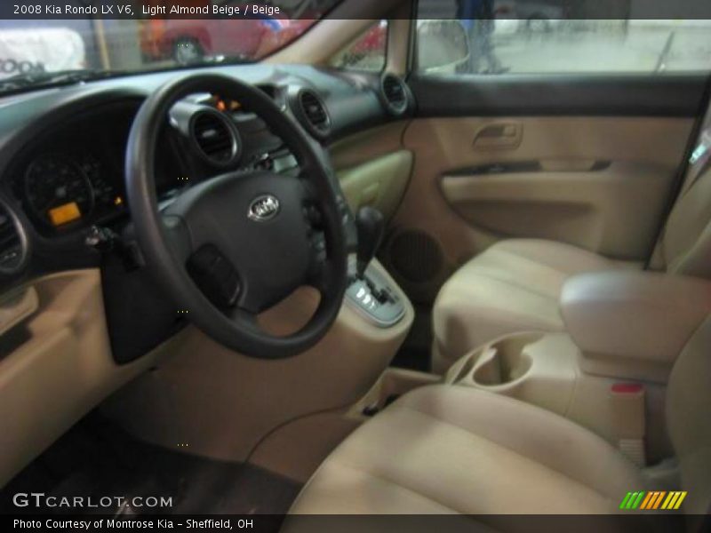 Light Almond Beige / Beige 2008 Kia Rondo LX V6