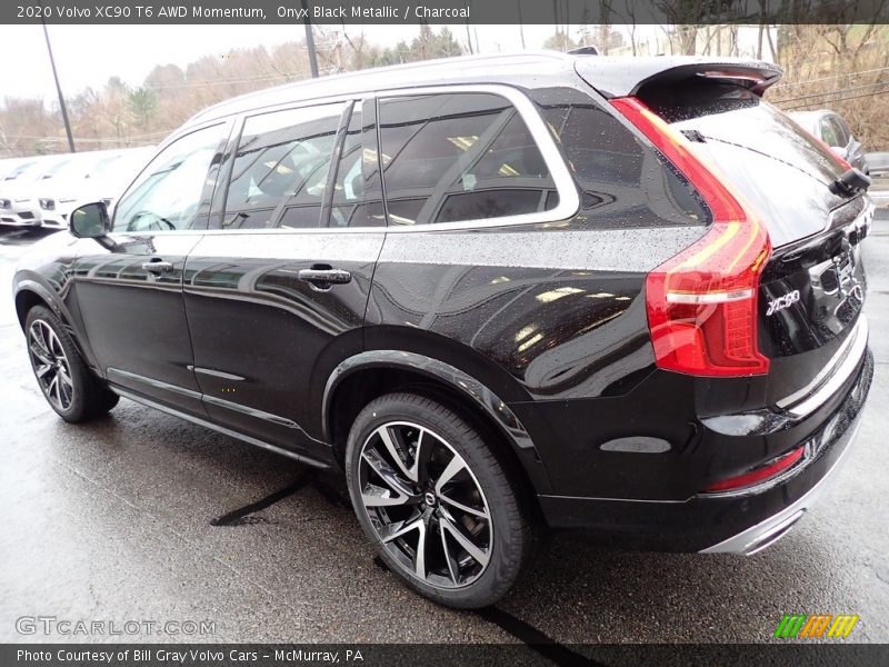 Onyx Black Metallic / Charcoal 2020 Volvo XC90 T6 AWD Momentum