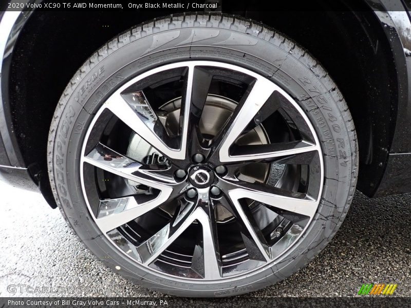 Onyx Black Metallic / Charcoal 2020 Volvo XC90 T6 AWD Momentum