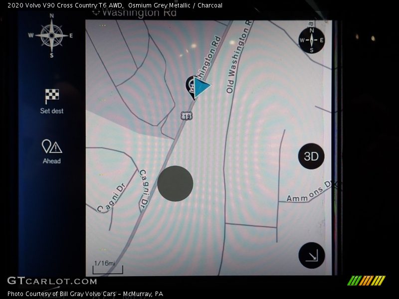 Navigation of 2020 V90 Cross Country T6 AWD