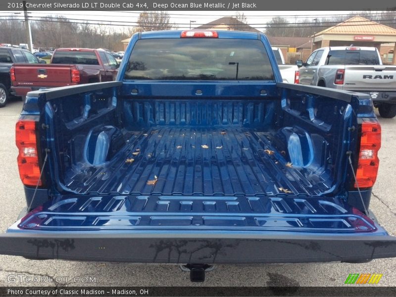 Deep Ocean Blue Metallic / Jet Black 2019 Chevrolet Silverado LD LT Double Cab 4x4