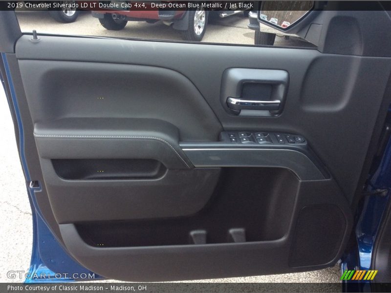 Deep Ocean Blue Metallic / Jet Black 2019 Chevrolet Silverado LD LT Double Cab 4x4