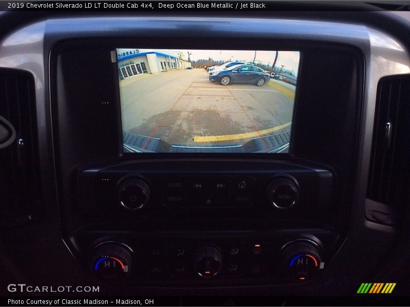 Deep Ocean Blue Metallic / Jet Black 2019 Chevrolet Silverado LD LT Double Cab 4x4