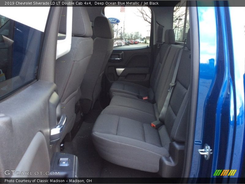 Deep Ocean Blue Metallic / Jet Black 2019 Chevrolet Silverado LD LT Double Cab 4x4