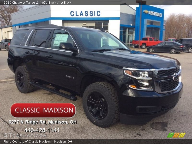 Black / Jet Black 2020 Chevrolet Tahoe LS 4WD