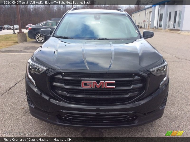 Ebony Twilight Metallic / Jet Black 2020 GMC Terrain SLE AWD