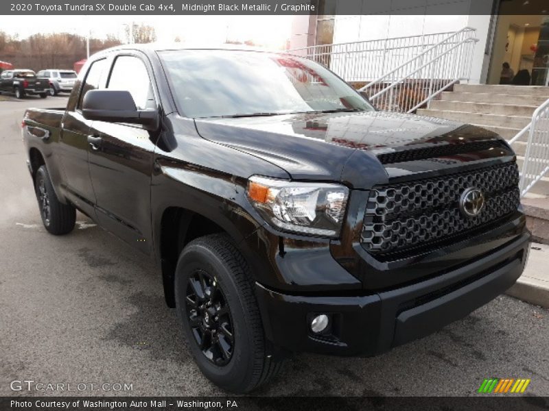Midnight Black Metallic / Graphite 2020 Toyota Tundra SX Double Cab 4x4