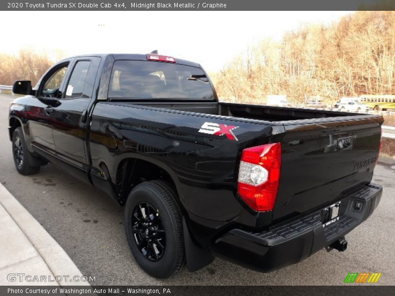 Midnight Black Metallic / Graphite 2020 Toyota Tundra SX Double Cab 4x4