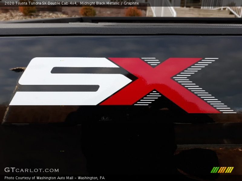 Midnight Black Metallic / Graphite 2020 Toyota Tundra SX Double Cab 4x4