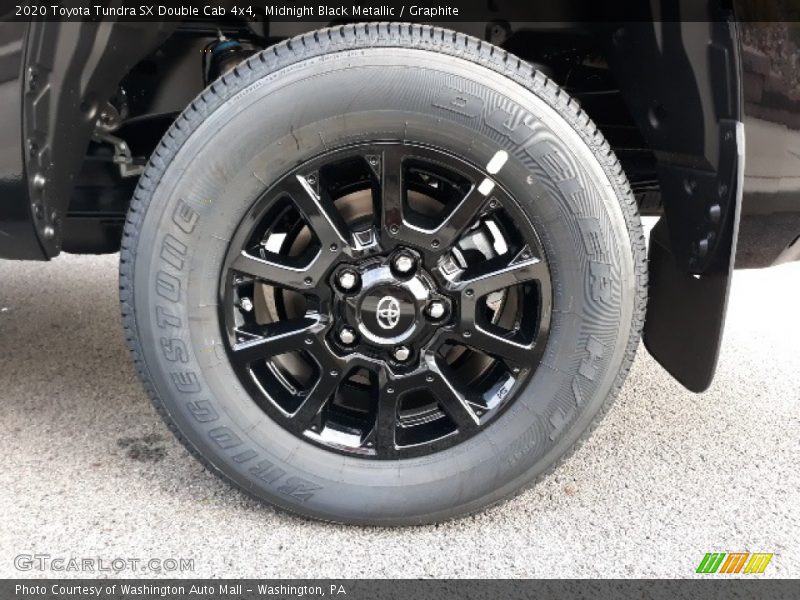 Midnight Black Metallic / Graphite 2020 Toyota Tundra SX Double Cab 4x4