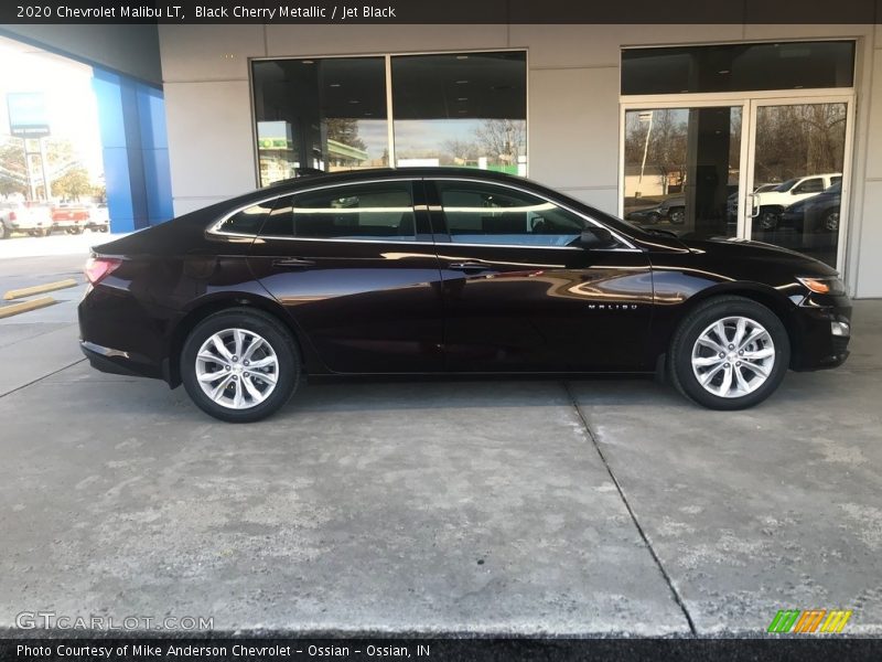Black Cherry Metallic / Jet Black 2020 Chevrolet Malibu LT