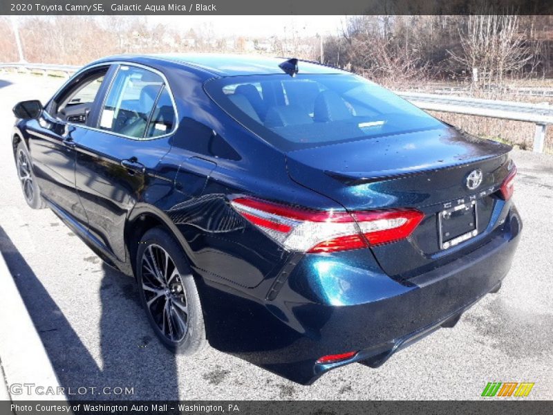 Galactic Aqua Mica / Black 2020 Toyota Camry SE