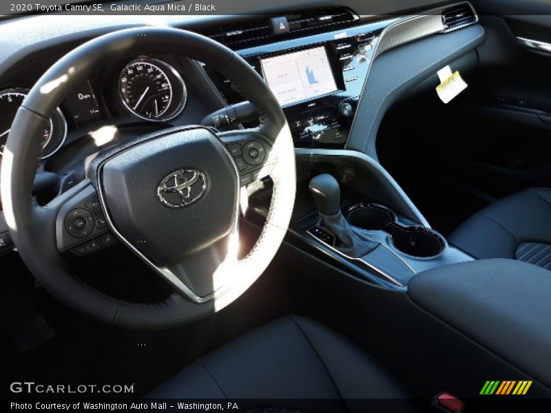 Galactic Aqua Mica / Black 2020 Toyota Camry SE