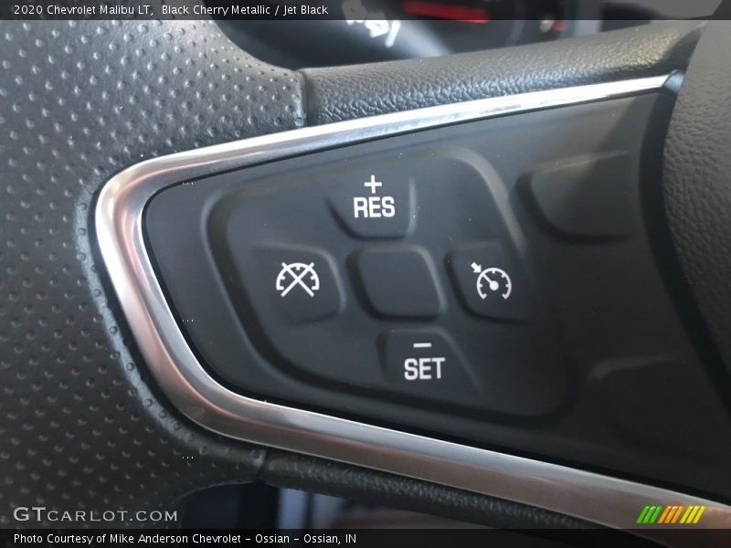 Black Cherry Metallic / Jet Black 2020 Chevrolet Malibu LT