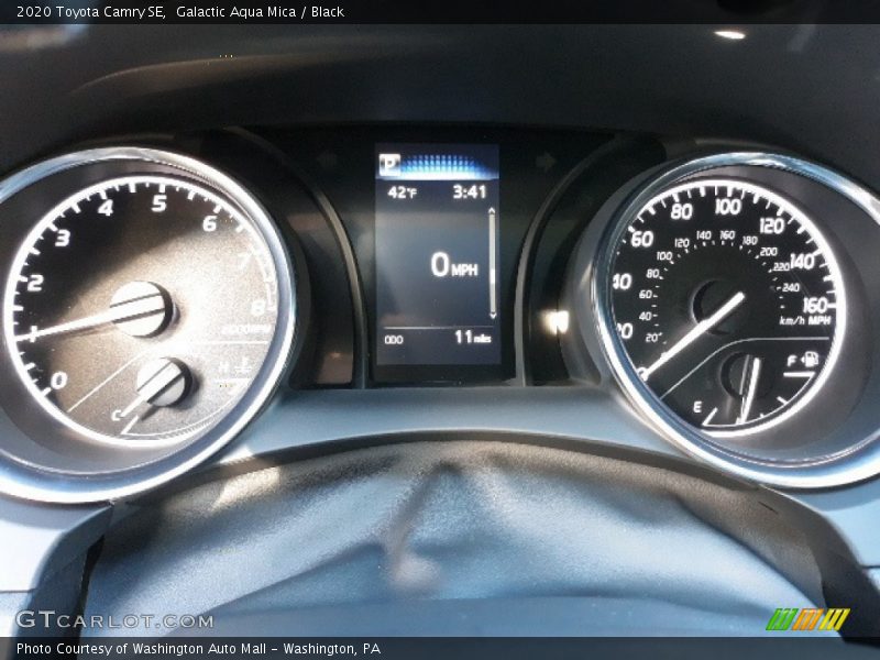 Galactic Aqua Mica / Black 2020 Toyota Camry SE