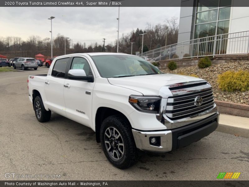 Super White / Black 2020 Toyota Tundra Limited CrewMax 4x4