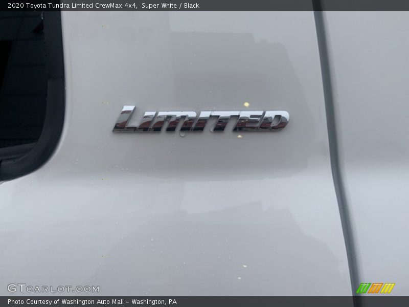 Super White / Black 2020 Toyota Tundra Limited CrewMax 4x4