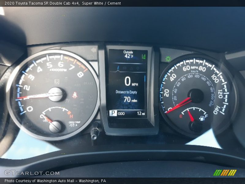  2020 Tacoma SR Double Cab 4x4 SR Double Cab 4x4 Gauges