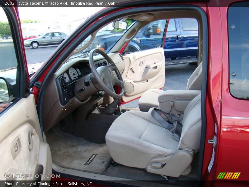 Impulse Red Pearl / Oak 2003 Toyota Tacoma Xtracab 4x4
