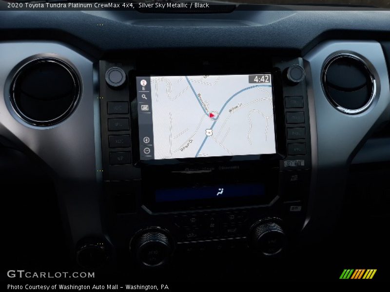 Navigation of 2020 Tundra Platinum CrewMax 4x4