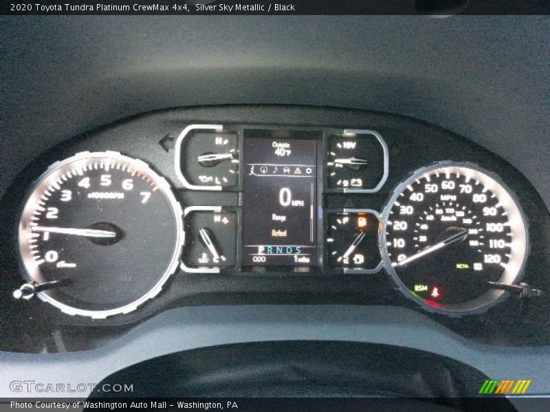 Silver Sky Metallic / Black 2020 Toyota Tundra Platinum CrewMax 4x4