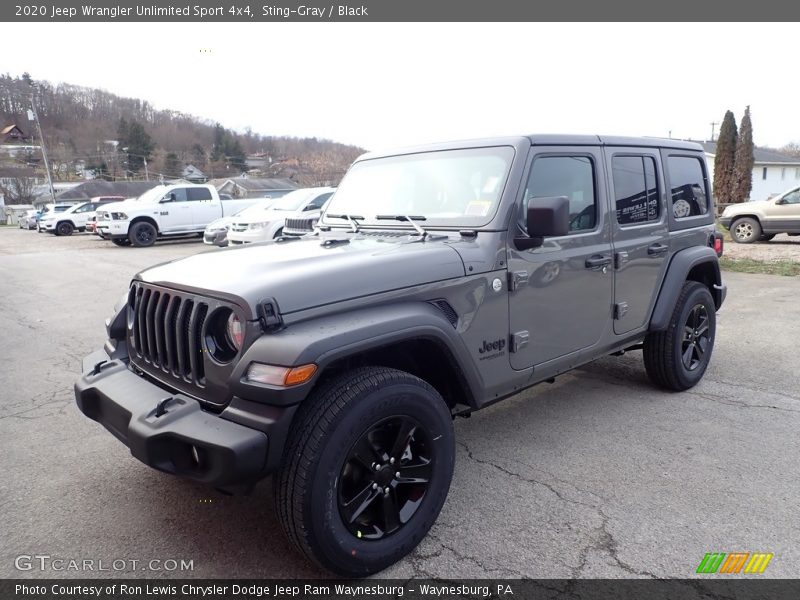 Sting-Gray / Black 2020 Jeep Wrangler Unlimited Sport 4x4
